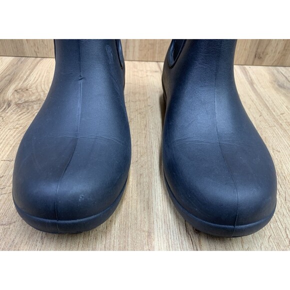 CROCS Freesail Chelsea Dual Comfort Black Rain Boots Waterproof Women's Size 8 - Picture 6 of 15